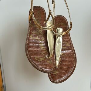 Sam Edelman Gigi gold sandal size 7M